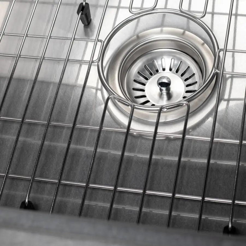 ZLINE 33" Undermount Single Bowl Ledge Sink Stainless Steel, SLSAP-33S by Farmhouse Kitchen and Bath