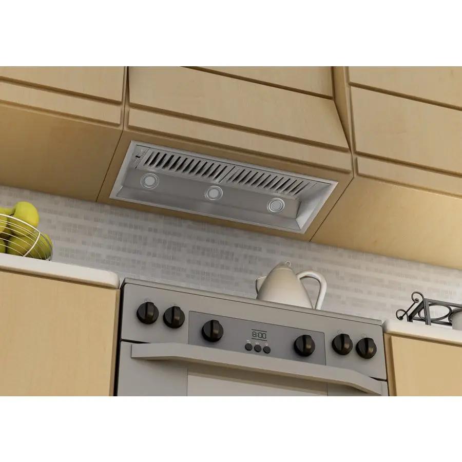 ZLINE 34" Stainless Range Under Cabinet Range Hood Insert, 695-34 by Farmhouse Kitchen and Bath