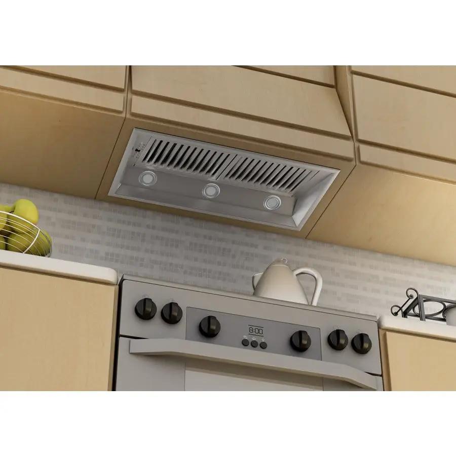 ZLINE 34" Stainless Steel Under Cabinet Range Hood Insert, 698-34 by Farmhouse Kitchen and Bath