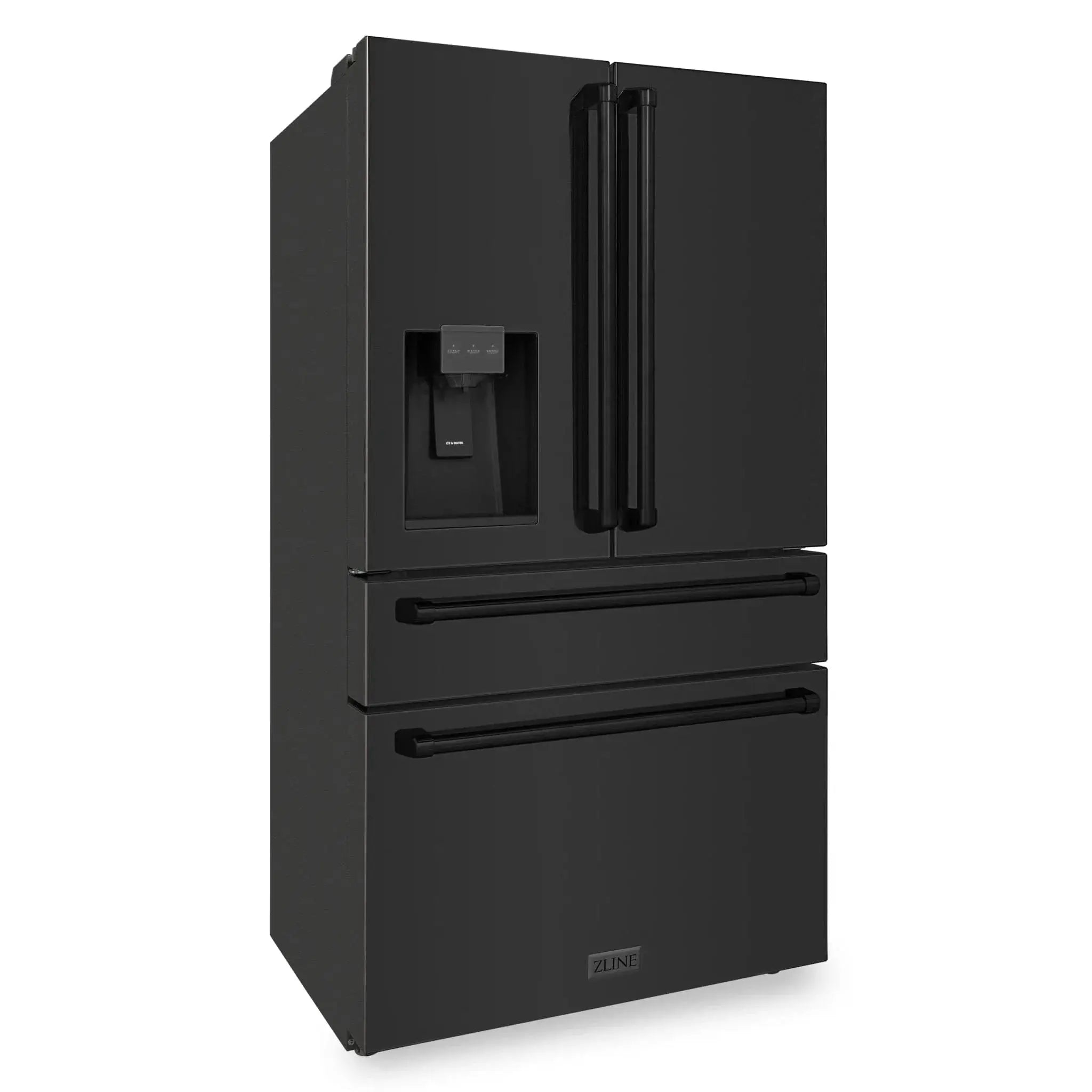 ZLINE 36" 21.6 cu. ft French Door Refrigerator with Water and Ice Dispenser in Stainless Steel RFM-W-36-BS by Farmhouse Kitchen and Bath