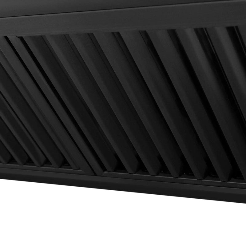 ZLINE 36" Autograph Black Stainless Wall Range Hood, Bronze, BS655Z-36-CB by Farmhouse Kitchen and Bath