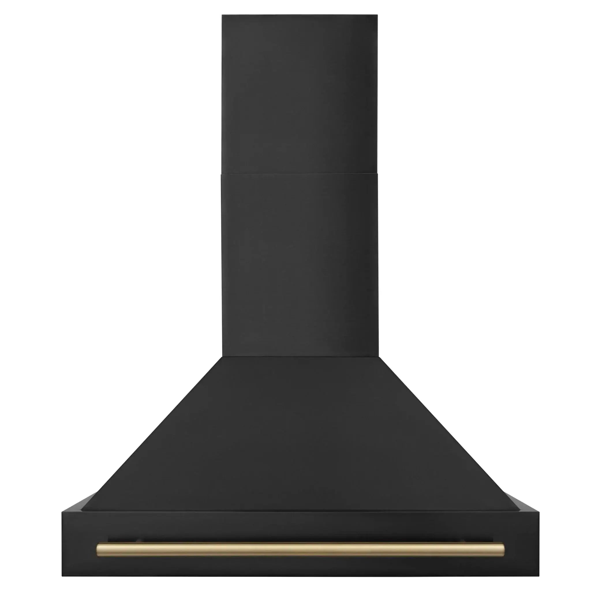 ZLINE 36" Autograph Black Stainless Wall Range Hood, Bronze, BS655Z-36-CB by Farmhouse Kitchen and Bath