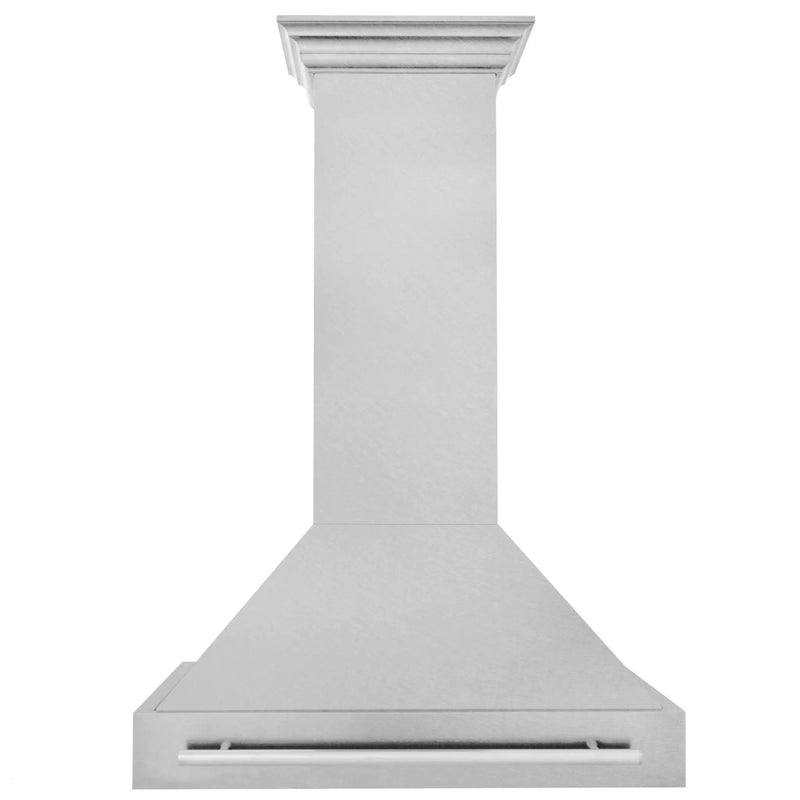 ZLINE 36" Autograph DuraSnow Stainless Steel Wall Range Hood 8654SNX-36 by Farmhouse Kitchen and Bath