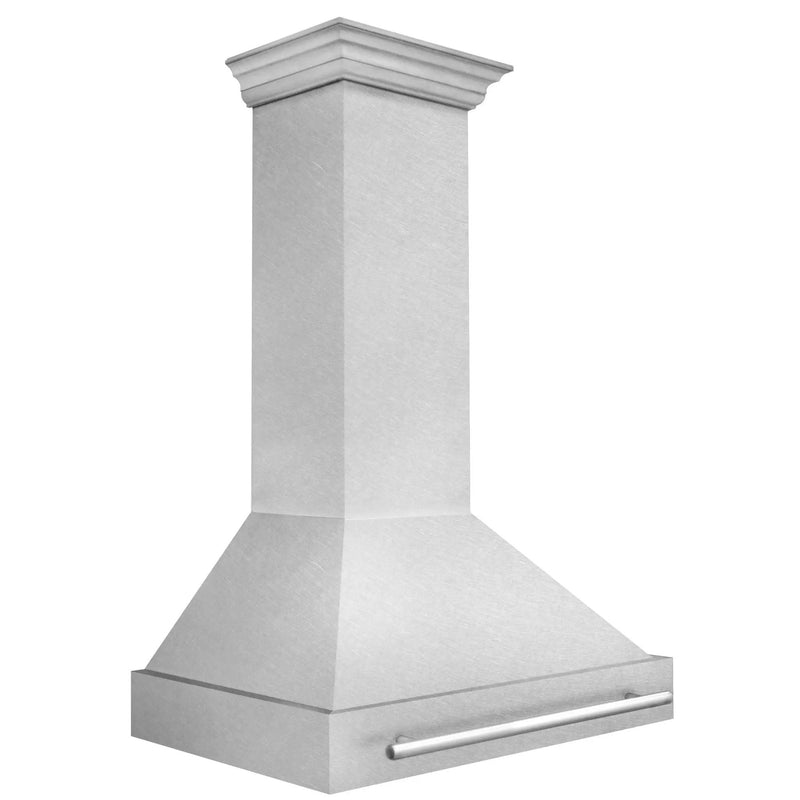 ZLINE 36" Autograph DuraSnow Stainless Steel Wall Range Hood 8654SNX-36 by Farmhouse Kitchen and Bath