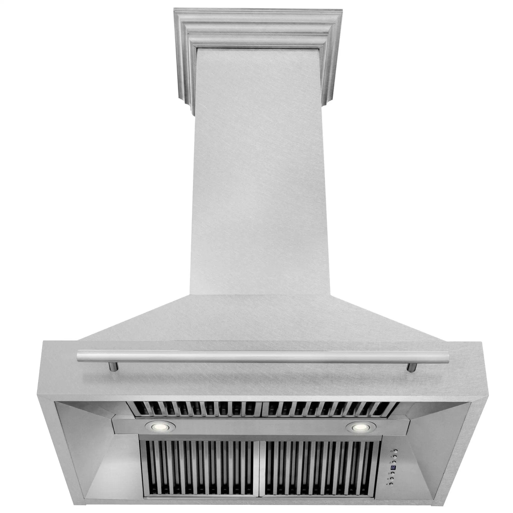 ZLINE 36" Autograph DuraSnow Stainless Steel Wall Range Hood 8654SNX-36 by Farmhouse Kitchen and Bath