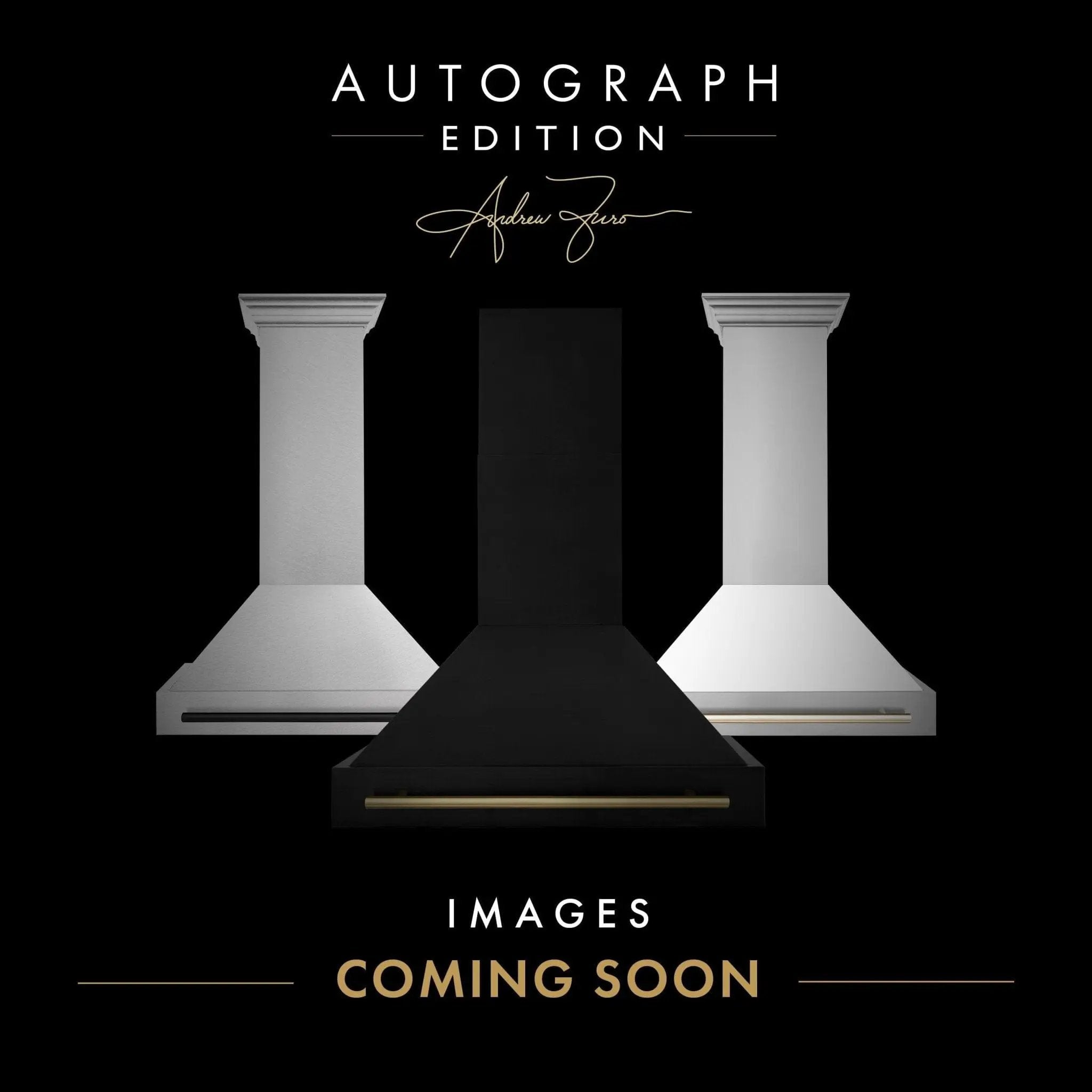 ZLINE 36" Autograph DuraSnow White Range Hood 8654SNZ-WM36-MB by Farmhouse Kitchen and Bath