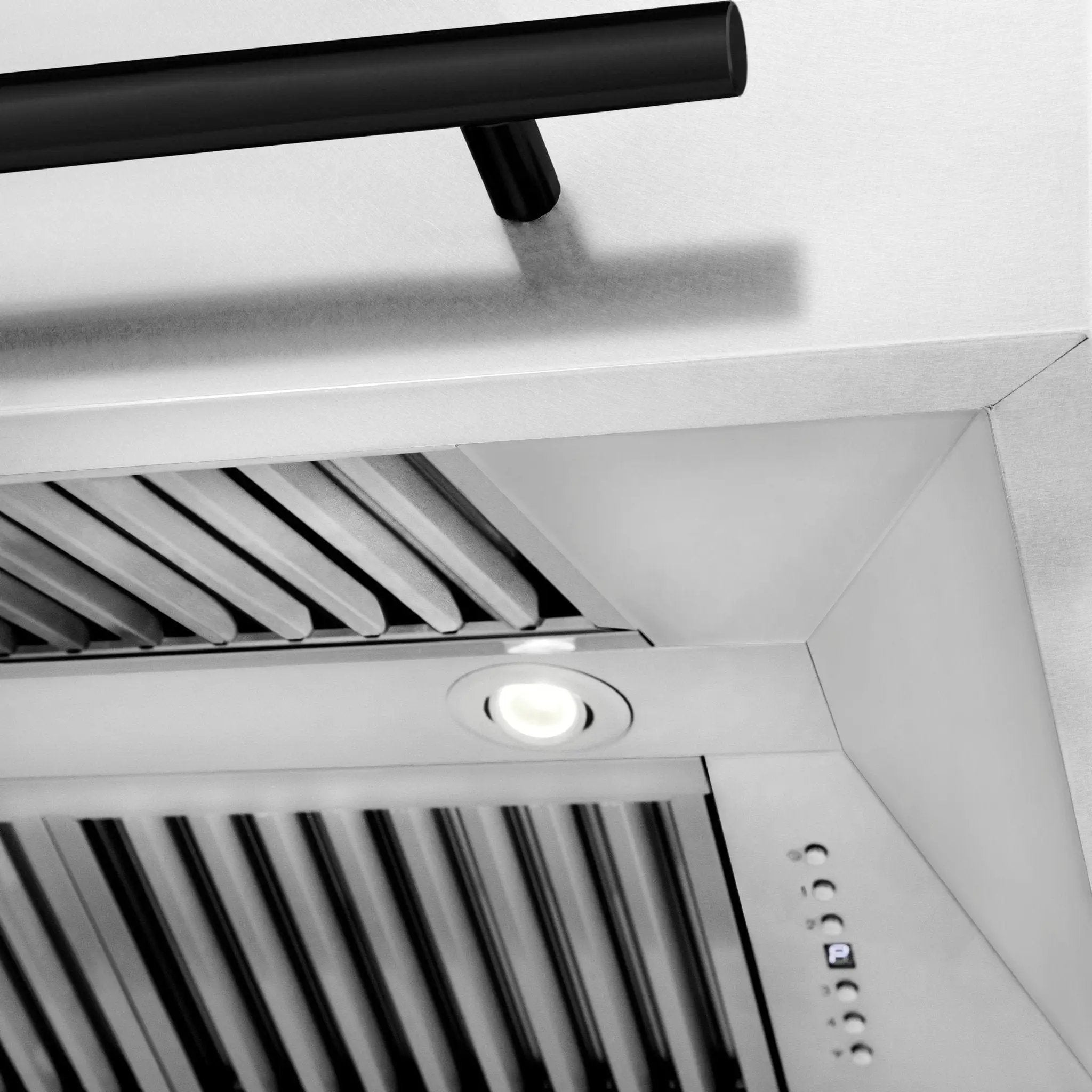 ZLINE 36" Autograph Edition DuraSnow Wall Range Hood 8654SNZ-36-MB by Farmhouse Kitchen and Bath