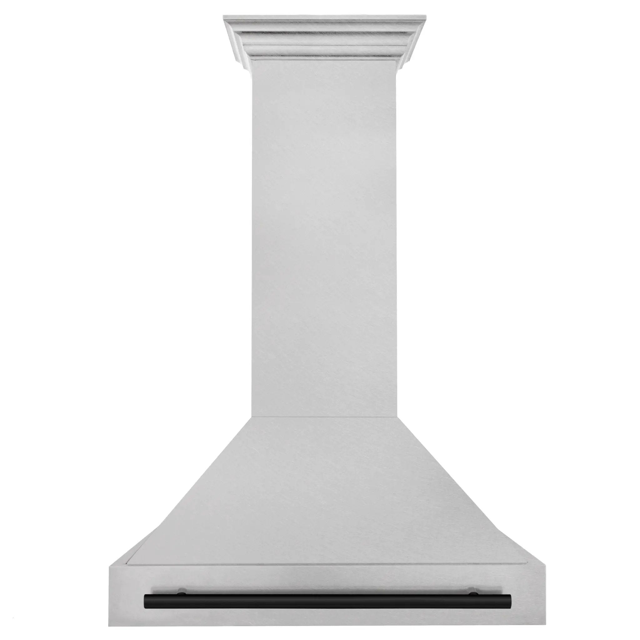 ZLINE 36" Autograph Edition DuraSnow Wall Range Hood 8654SNZ-36-MB by Farmhouse Kitchen and Bath