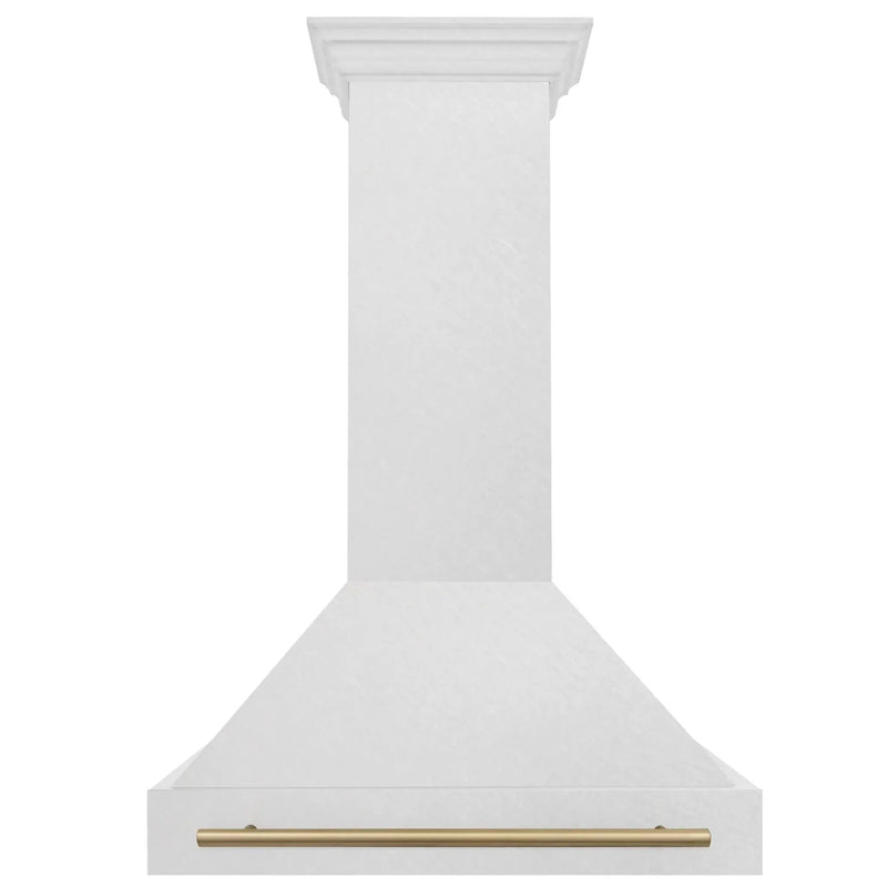 ZLINE 36" Autograph Edition Fingerprint Resistant Stainless Steel Range Hood 8654SNZ-36-CB by Farmhouse Kitchen and Bath