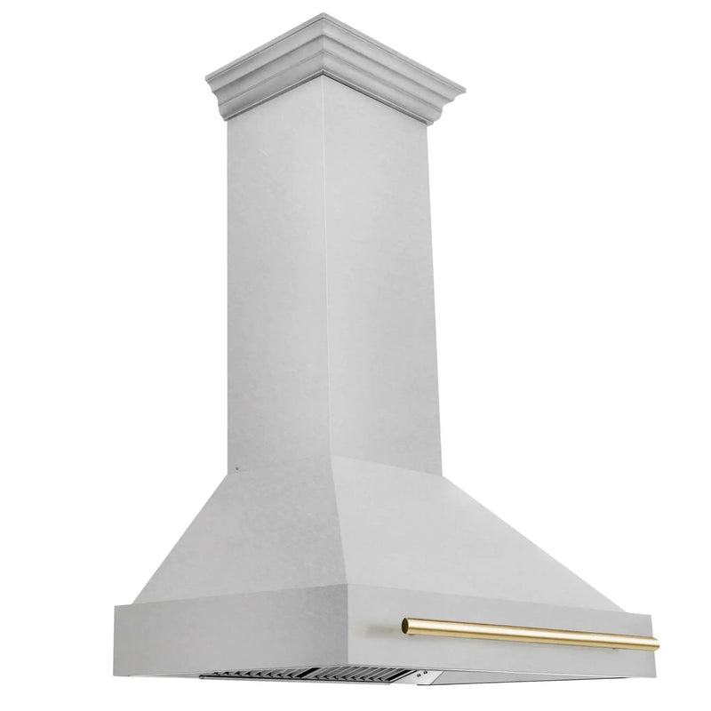 ZLINE 36" Autograph Edition Fingerprint Resistant Stainless Steel Range Hood 8654SNZ-36-G by Farmhouse Kitchen and Bath