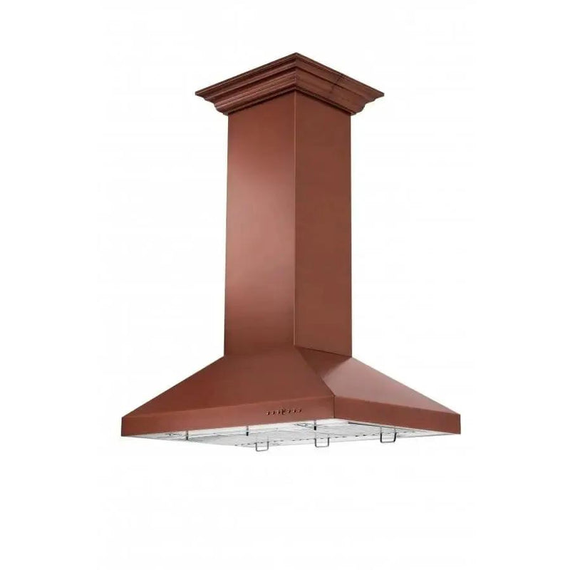 ZLINE 36" Copper Island Range Hood 8KL3iC-36 by Farmhouse Kitchen and Bath