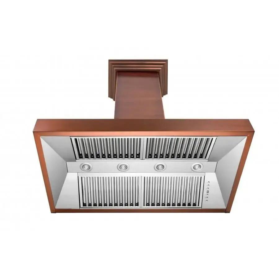 ZLINE 36" Copper Wall Range Hood, 8667C-36 by Farmhouse Kitchen and Bath