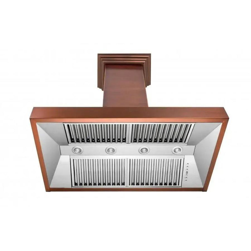 ZLINE 36" Copper Wall Range Hood, 8667C-36 by Farmhouse Kitchen and Bath