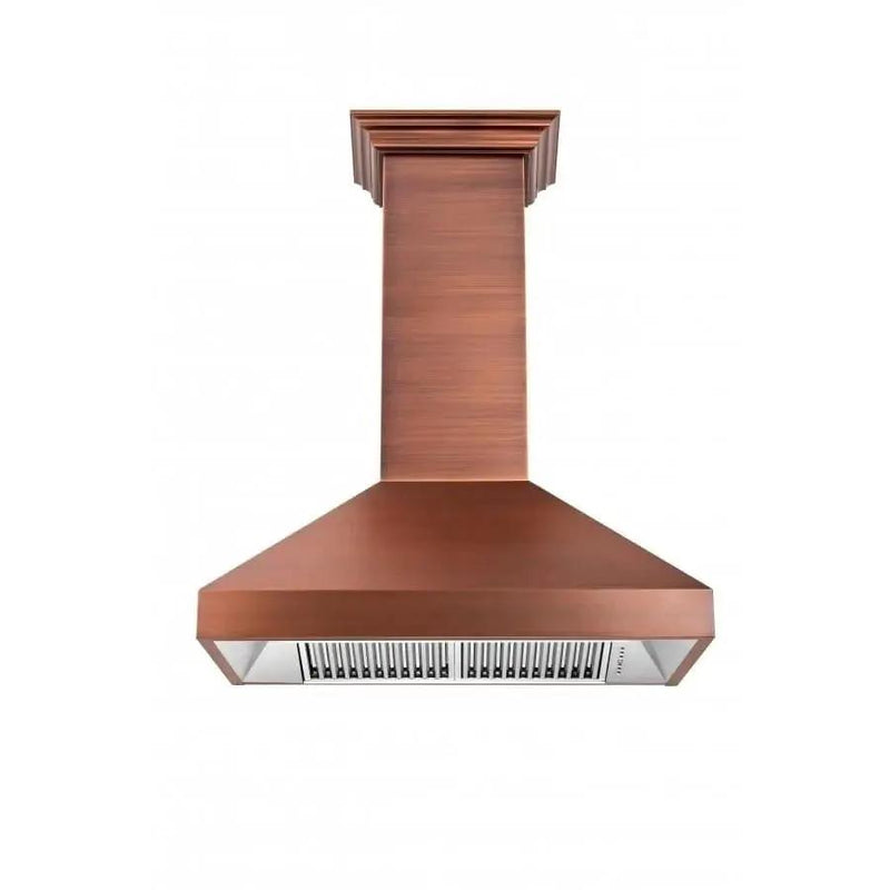 ZLINE 36" Copper Wall Range Hood, 8667C-36 by Farmhouse Kitchen and Bath