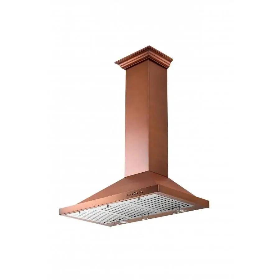 ZLINE 36" Copper Wall Range Hood 8KBC-36 by Farmhouse Kitchen and Bath