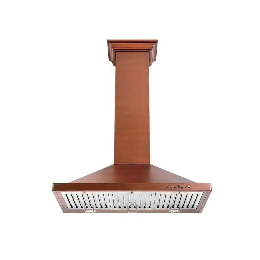 ZLINE 36" Copper Wall Range Hood 8KBC-36 by Farmhouse Kitchen and Bath