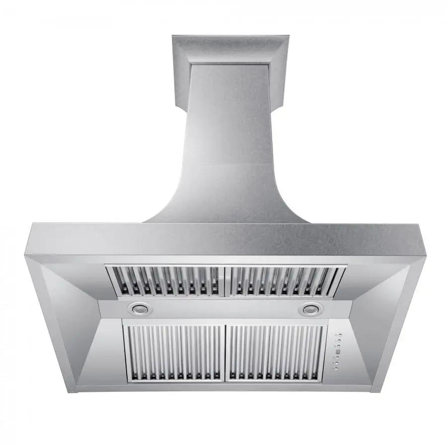 ZLINE 36" Designer DuraSnow® Stainless Steel Wall Range Hood, 8632S-36 by Farmhouse Kitchen and Bath