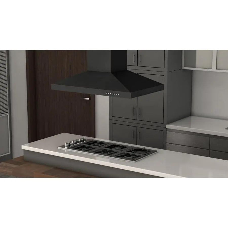 ZLINE 36" Designer Series Oil-Rubbed Bronze Island Range Hood, 8KL3iB-36 by Farmhouse Kitchen and Bath