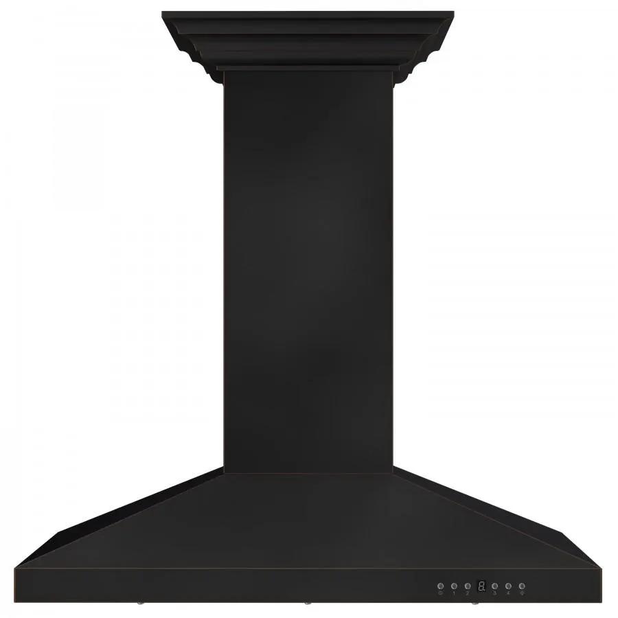 ZLINE 36" Designer Series Oil-Rubbed Bronze Island Range Hood, 8KL3iB-36 by Farmhouse Kitchen and Bath