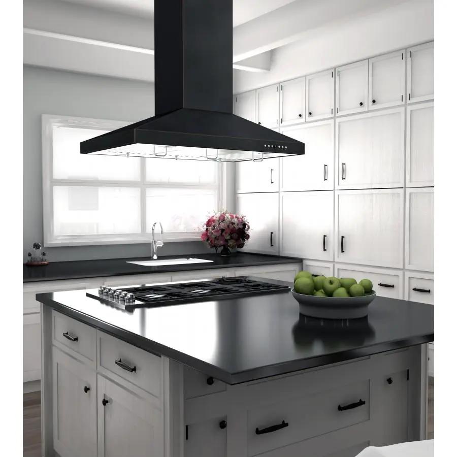 ZLINE 36" Designer Series Oil-Rubbed Bronze Island Range Hood, 8KL3iB-36 by Farmhouse Kitchen and Bath