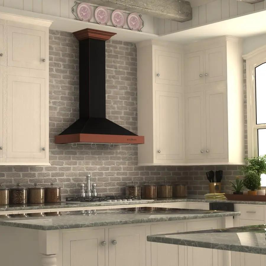 ZLINE 36" Designer Series Wall Mount Range Hood, KB2-BCXXX-36 by Farmhouse Kitchen and Bath
