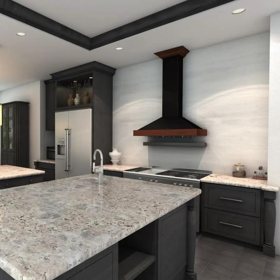 ZLINE 36" Designer Series Wall Mount Range Hood, KB2-BCXXX-36 by Farmhouse Kitchen and Bath