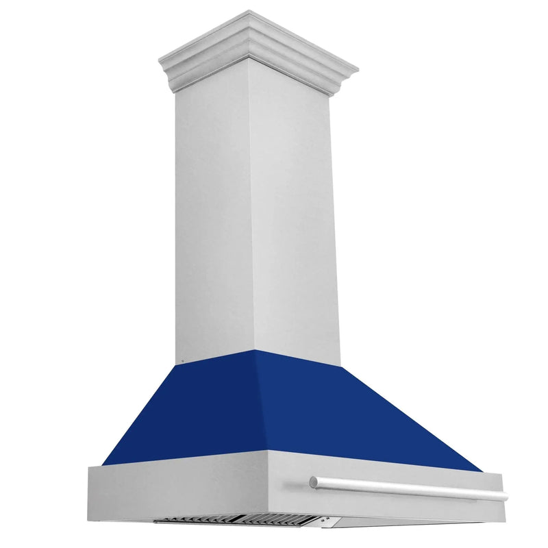 ZLINE 36" DuraSnow® Stainless Steel Range Hood 8654SNX-BG-36 by Farmhouse Kitchen and Bath