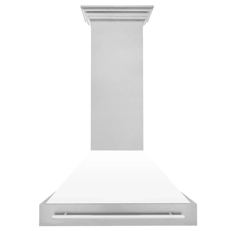 ZLINE 36" DuraSnow® Stainless Steel Range Hood 8654SNX-WM-36 by Farmhouse Kitchen and Bath