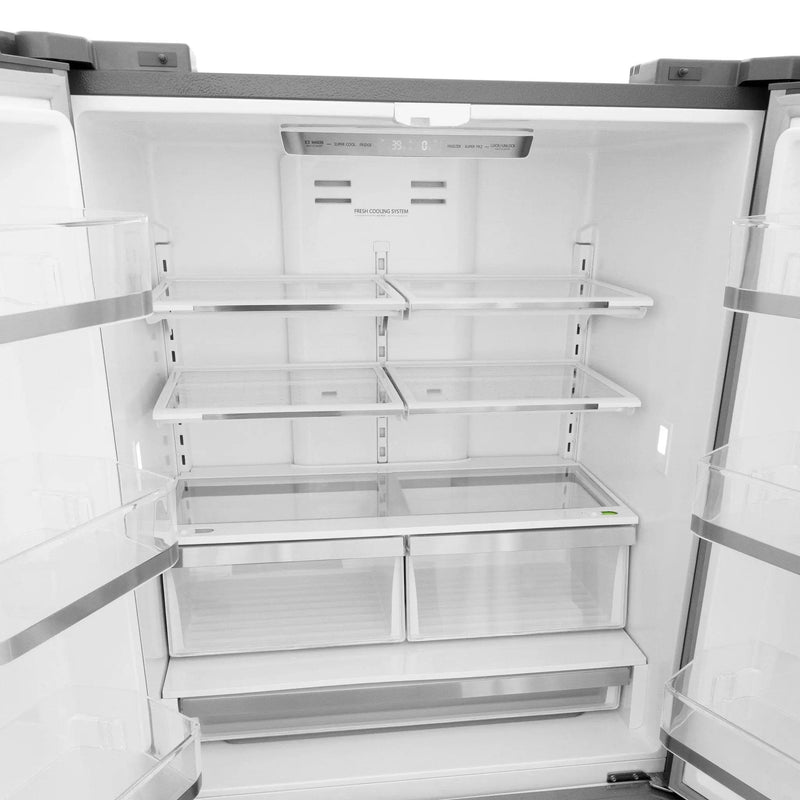 ZLINE 36" French Door Refrigerator with Ice Maker, Stainless Steel, RFM-36 by Farmhouse Kitchen and Bath
