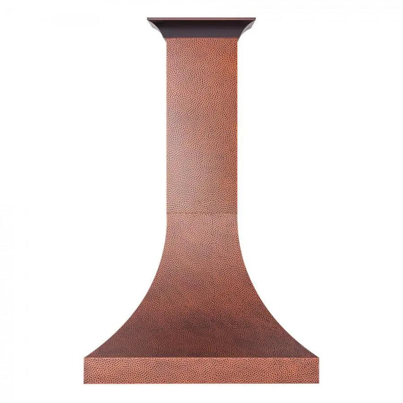 ZLINE 36" Hand-Hammered Copper Finish Wall Range Hood, 8632H-36 by Farmhouse Kitchen and Bath