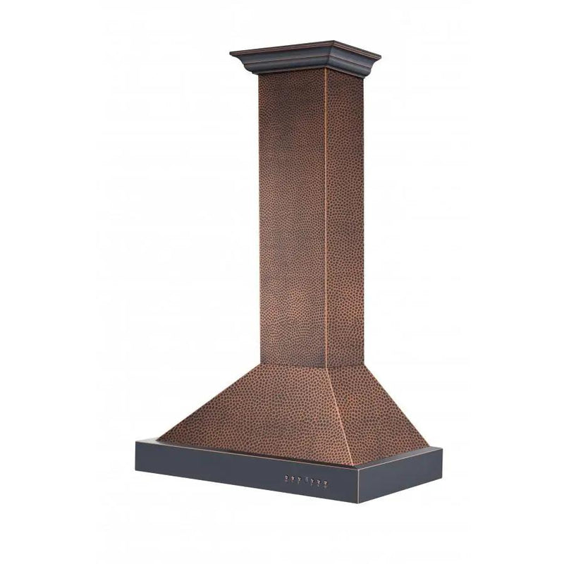 ZLINE 36" Hand-Hammered Copper Wall Range Hood, KB2-HBXXX-36 by Farmhouse Kitchen and Bath