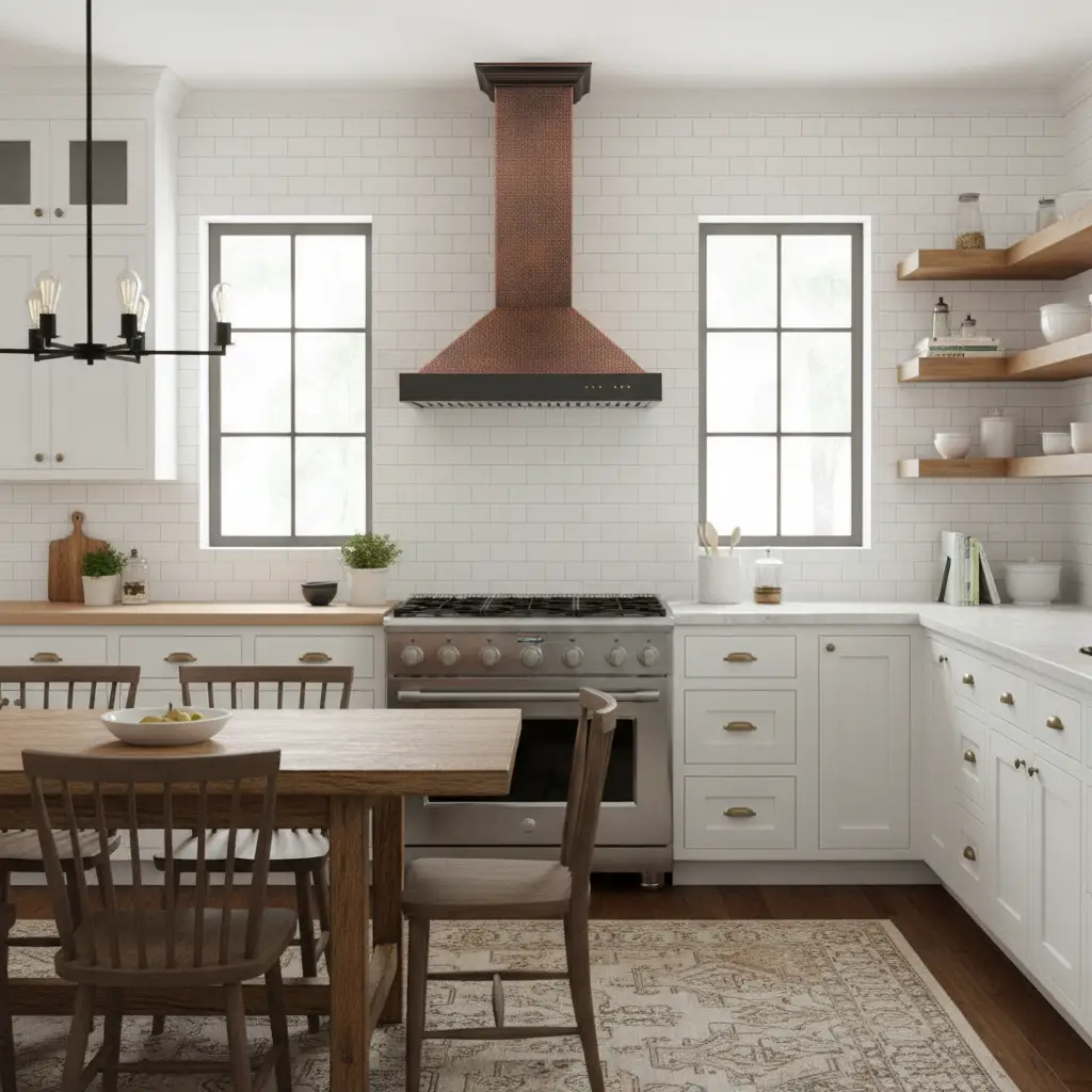 ZLINE 36" Hand-Hammered Copper Wall Range Hood, KB2-HBXXX-36 by Farmhouse Kitchen and Bath