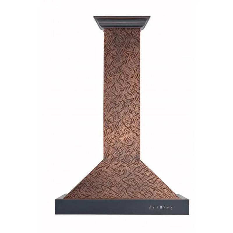 ZLINE 36" Hand-Hammered Copper Wall Range Hood, KB2-HBXXX-36 by Farmhouse Kitchen and Bath