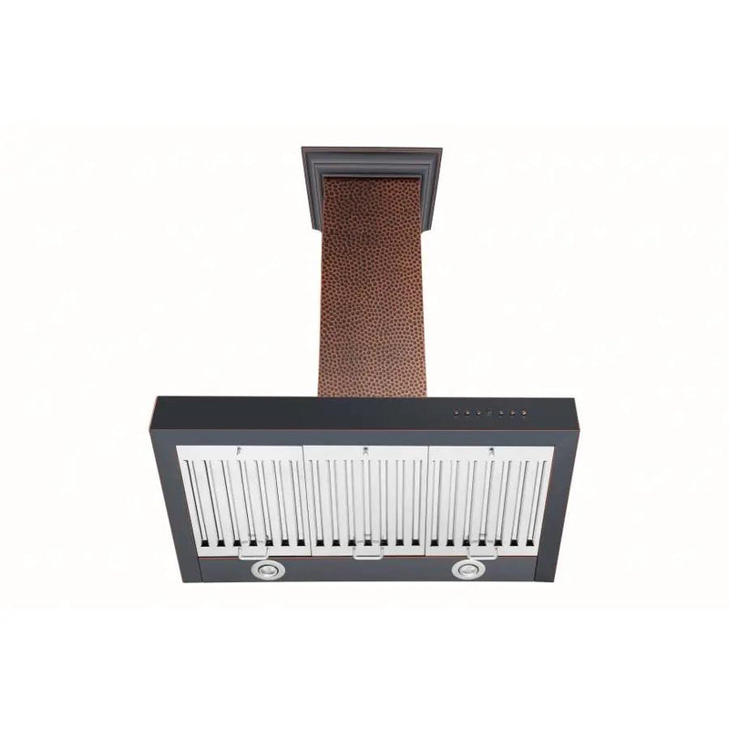 ZLINE 36" Hand-Hammered Copper Wall Range Hood, KB2-HBXXX-36 by Farmhouse Kitchen and Bath