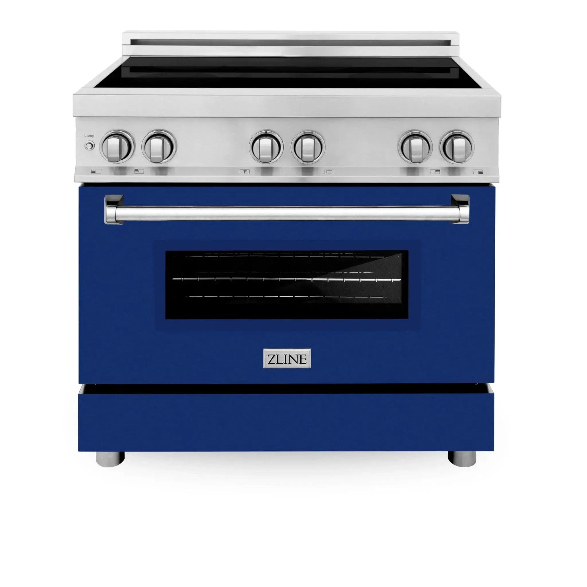 ZLINE 36" Induction Range in DuraSnow Stainless Steel RAIND-BG-36 by Farmhouse Kitchen and Bath