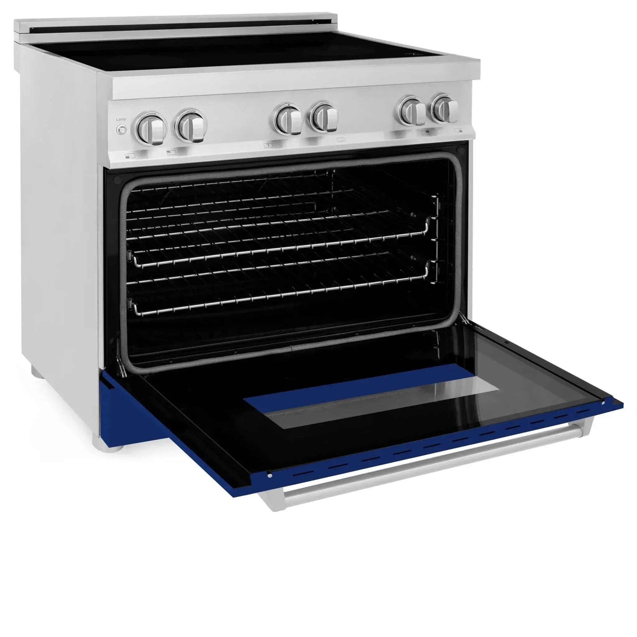 ZLINE 36" Induction Range in DuraSnow Stainless Steel RAIND-BG-36 by Farmhouse Kitchen and Bath