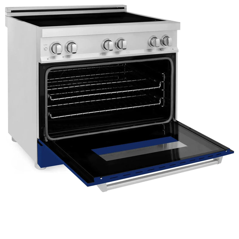 ZLINE 36" Induction Range in DuraSnow Stainless Steel RAIND-BG-36 by Farmhouse Kitchen and Bath