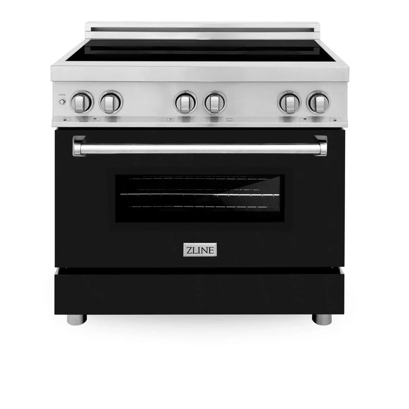 ZLINE 36" Induction Range in DuraSnow Stainless Steel RAIND-BLM-36 by Farmhouse Kitchen and Bath