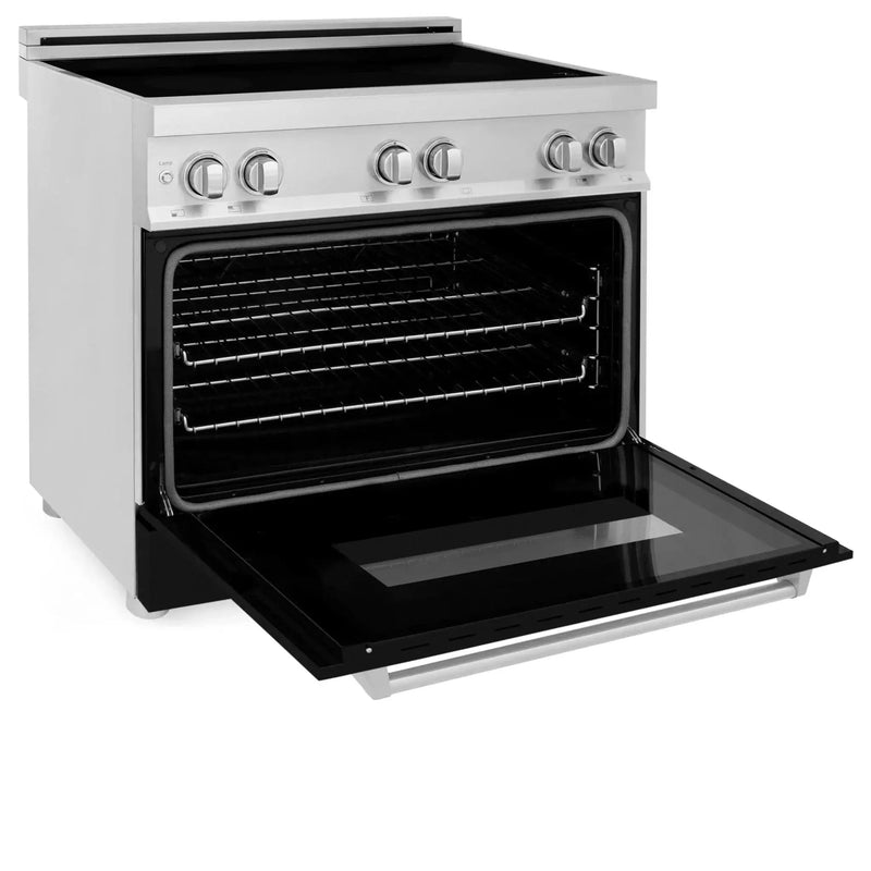 ZLINE 36" Induction Range in DuraSnow Stainless Steel RAIND-BLM-36 by Farmhouse Kitchen and Bath