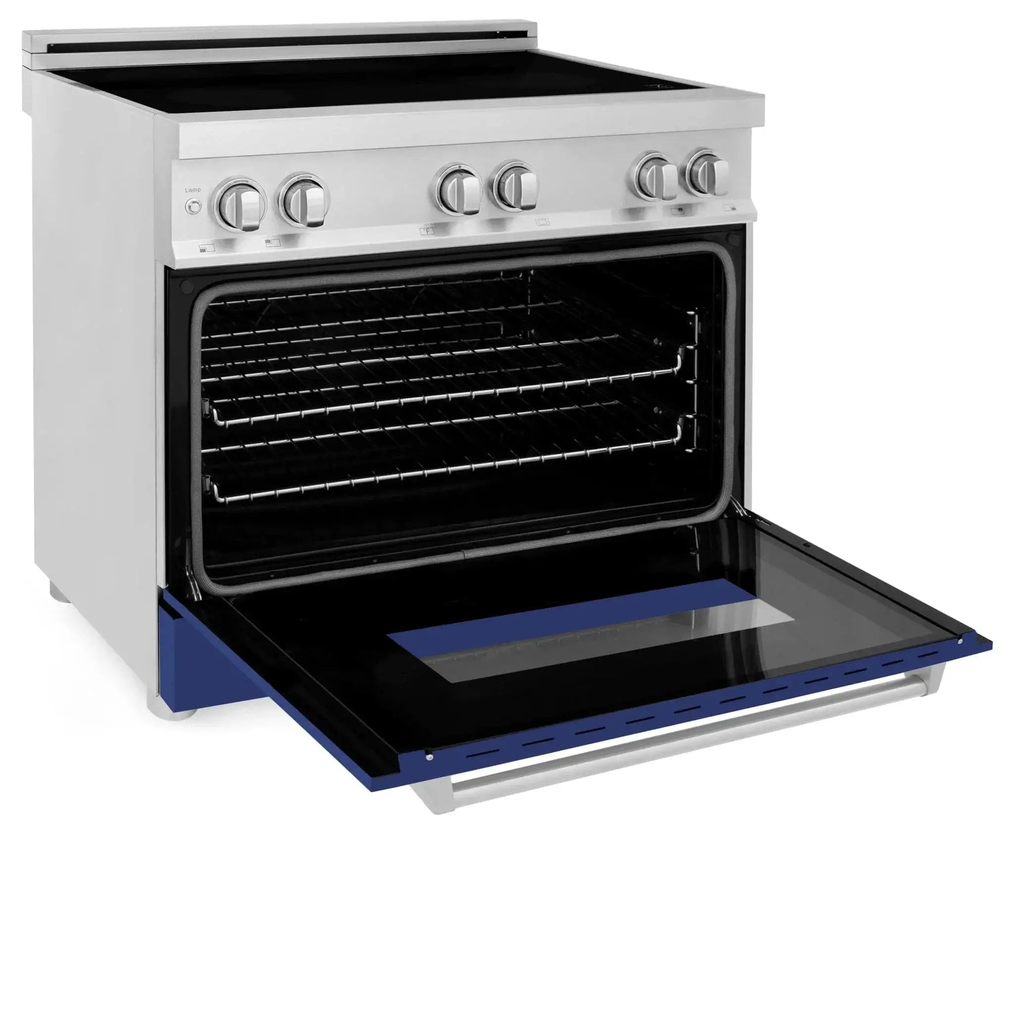 ZLINE 36" Induction Range in DuraSnow Stainless Steel RAIND-BM-36 by Farmhouse Kitchen and Bath
