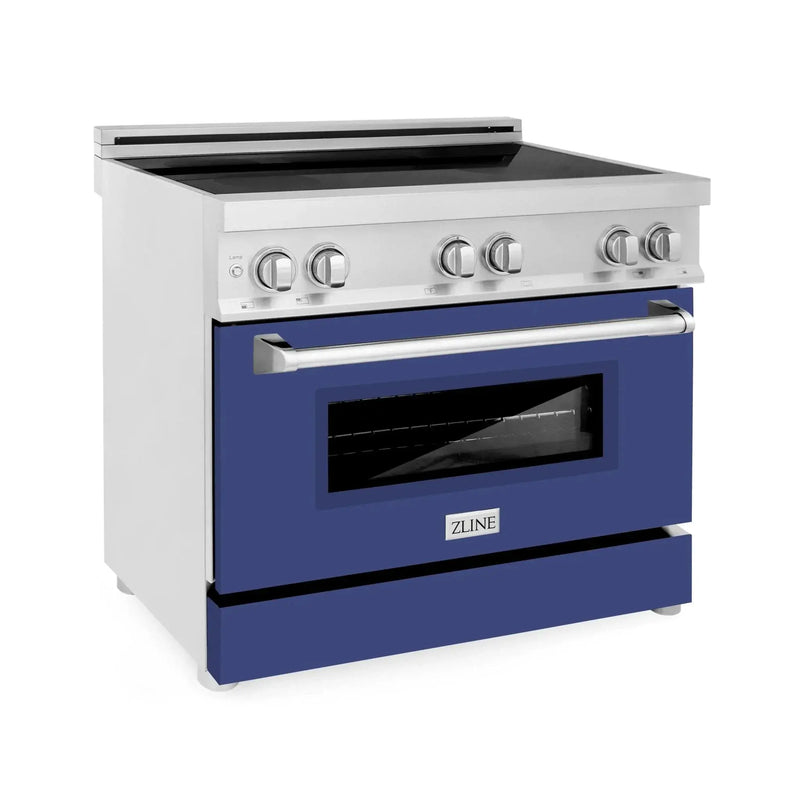 ZLINE 36" Induction Range in DuraSnow Stainless Steel RAIND-BM-36 by Farmhouse Kitchen and Bath