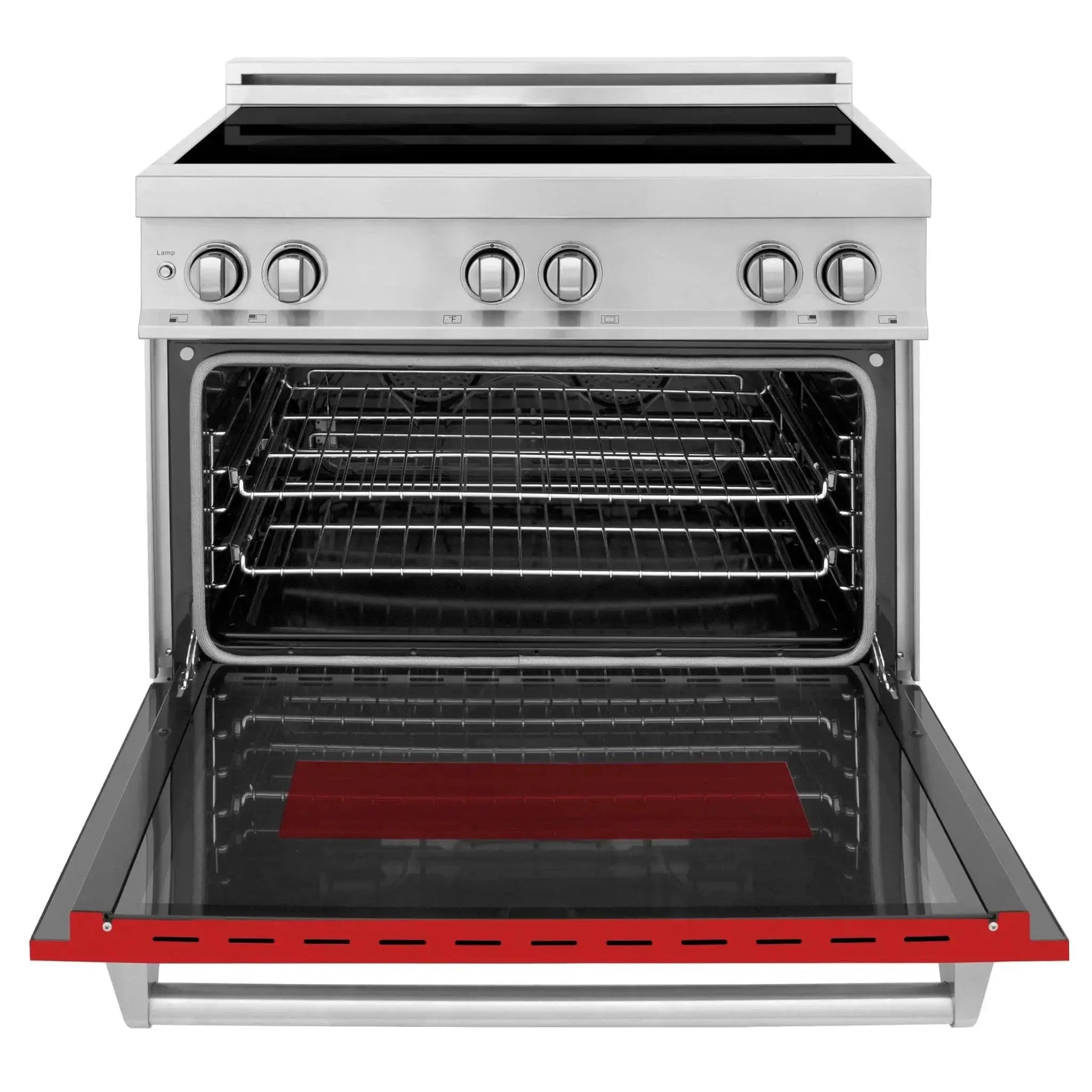 ZLINE 36" Induction Range in DuraSnow Stainless Steel RAIND-RM-36 by Farmhouse Kitchen and Bath