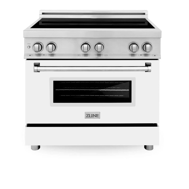 ZLINE 36" Induction Range in DuraSnow Stainless Steel RAIND-WM-36 by Farmhouse Kitchen and Bath