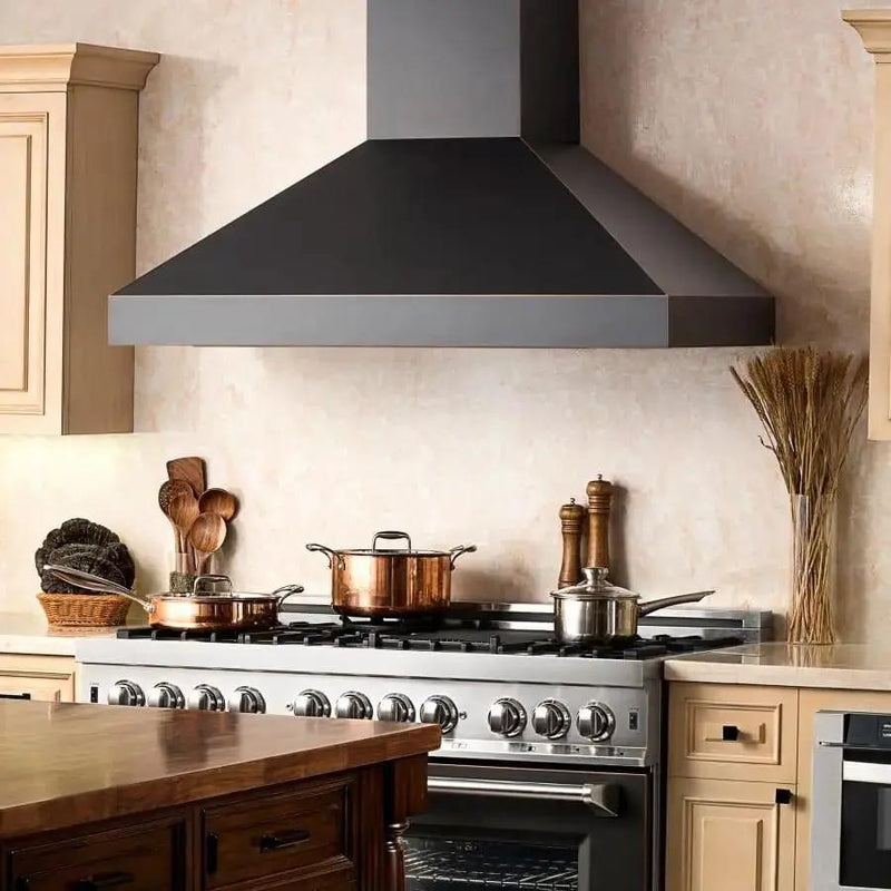 ZLINE 36" Oil-Rubbed Bronze Wall Range Hood, 8667B-36 by Farmhouse Kitchen and Bath