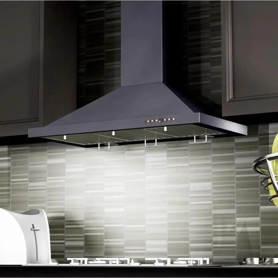 ZLINE 36" Oil-Rubbed Bronze Wall Range Hood, 8KBB-36 by Farmhouse Kitchen and Bath