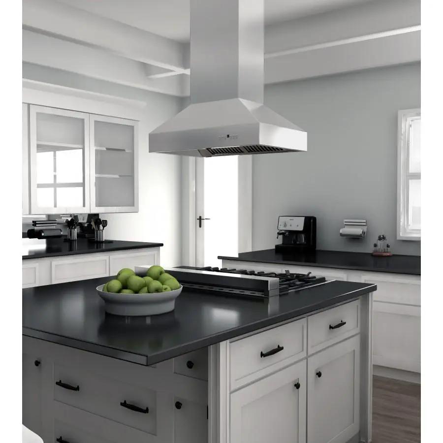 ZLINE 36" Outdoor Stainless Island Range Hood, 697i-304-36 by Farmhouse Kitchen and Bath