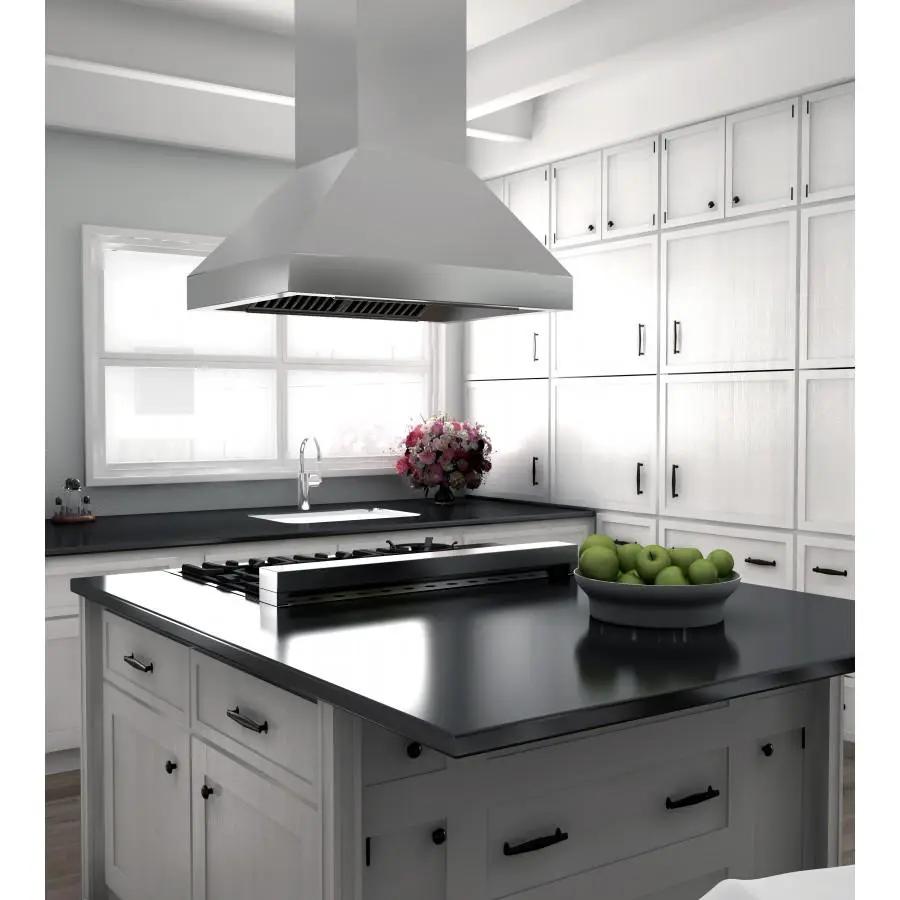 ZLINE 36" Outdoor/Indoor Island Stainless Range Hood, 597i-304-36 by Farmhouse Kitchen and Bath
