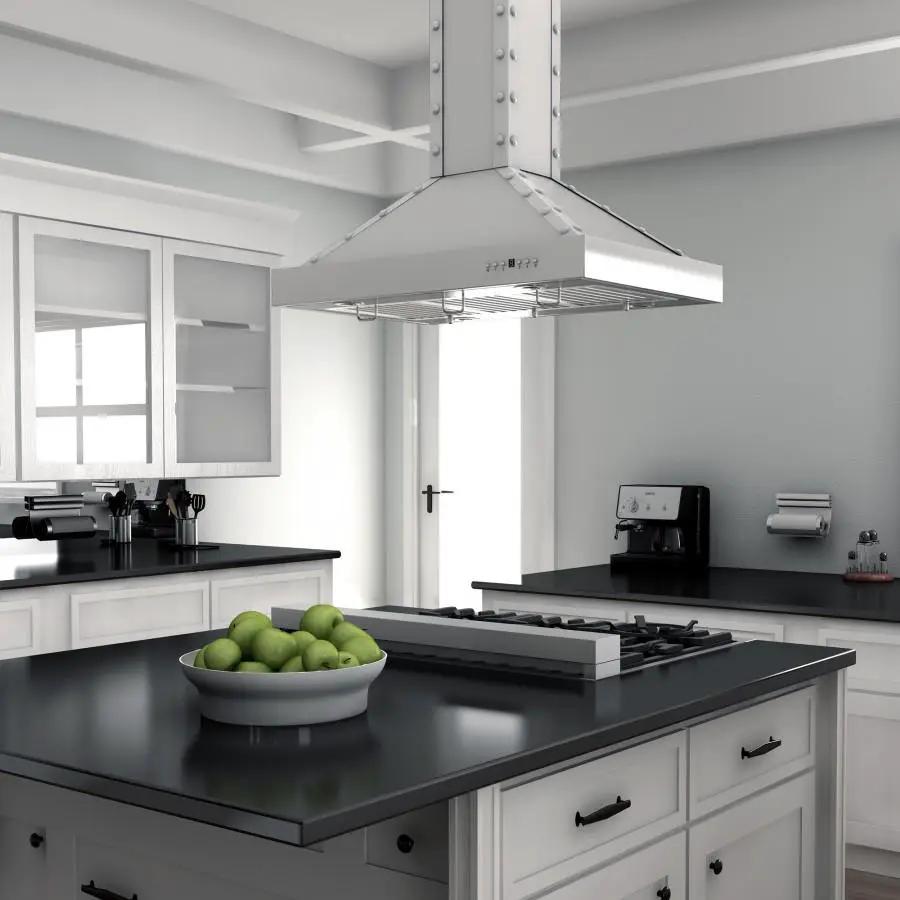 ZLINE 36" Porcelain Rangetop in Snow Stainless, RTS-36 by Farmhouse Kitchen and Bath