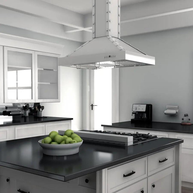 ZLINE 36" Porcelain Rangetop in Snow Stainless, RTS-36 by Farmhouse Kitchen and Bath