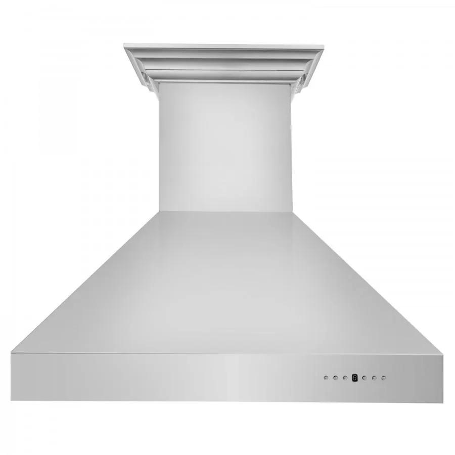 ZLINE 36" Professional Wall Range Hood, Built-in CrownSound® Bluetooth Speakers, 667CRN-BT-36 by Farmhouse Kitchen and Bath
